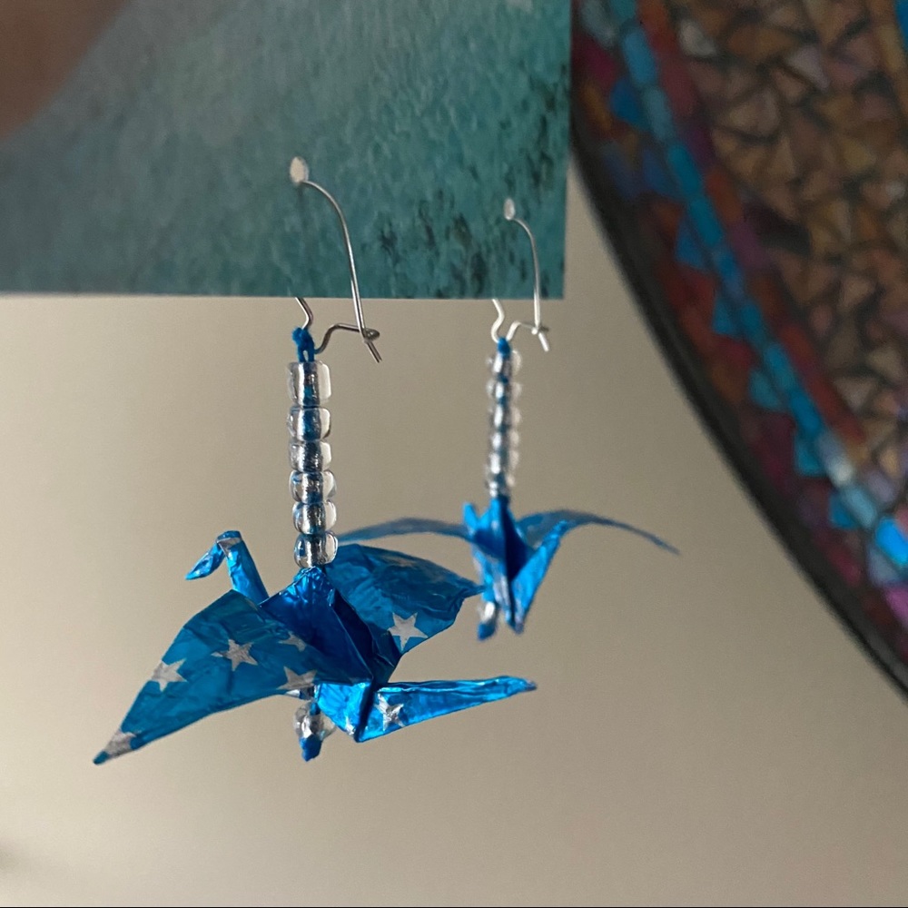 💎 3/$30: Origami Crane Earrings